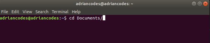 Terminal - Change Folder
